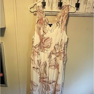 Womens Plus Flowy Maxi Dress